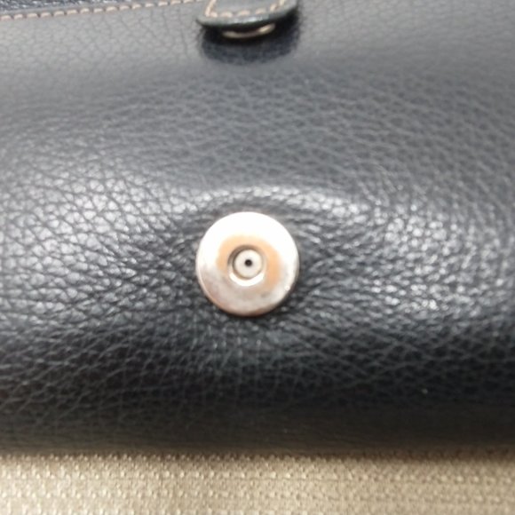 BRIGHTON BLACK PEBBLE LEATHER TRIFOLD WALLET - Picture 9 of 9